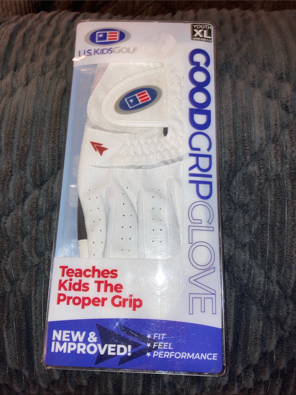 GoodGrip Youth Golf Glove - White (Youth XL)
